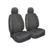 KAVER DIAMOND SEAT COVER DARK GREY (front set) - Image 2