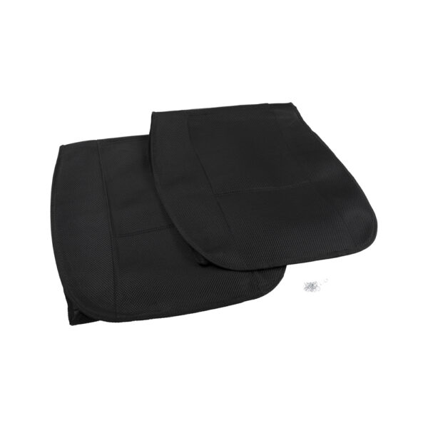 KAVER FRONT SEAT CUSHION AERO BLACK (2 PIECES) - Image 3