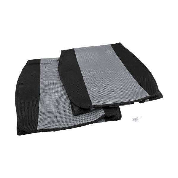 KAVER FRONT SEAT CUSHION AERO GREY / BLACK (2 PIECES) - Image 3