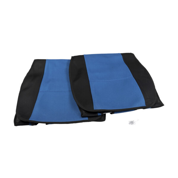 KAVER FRONT SEAT CUSHION AERO BLUE / BLACK (2 PIECES) - Image 3