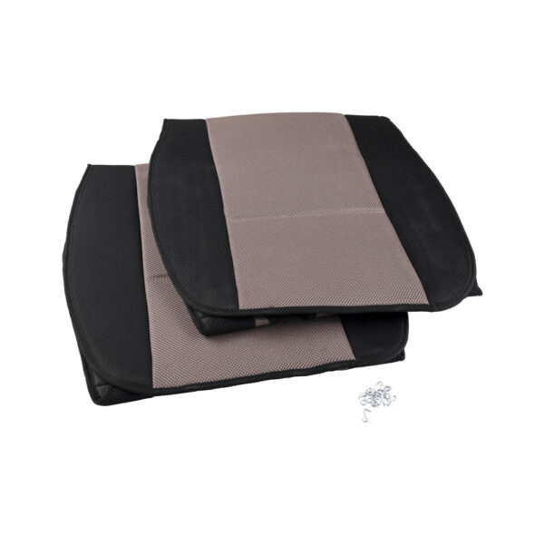 KAVER FRONT SEAT CUSHION AERO BEIGE / BLACK (2 PIECES) - Image 3