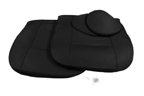 KAVER FRONT CAR SEAT COVER AERO BLACK (4 PIECES) - Image 4