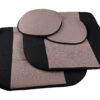 KAVER FRONT CAR SEAT COVER AERO BEIGE/BLACK (4 PIECES) - Image 3