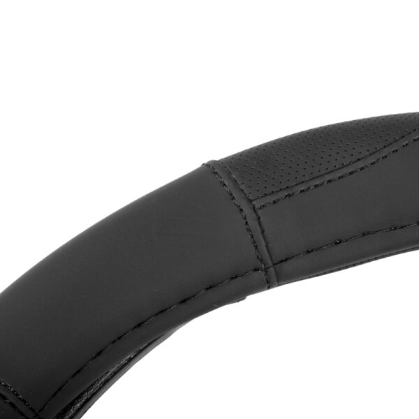 KAVER STEERING WHEEL COVER - "LE MANS" BLACK - Image 3