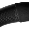 KAVER FLAT STEERING WHEEL COVER REAL LEATHER BLACK - Image 2