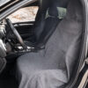 KAVER CAR SEAT TOWEL DARK GREY