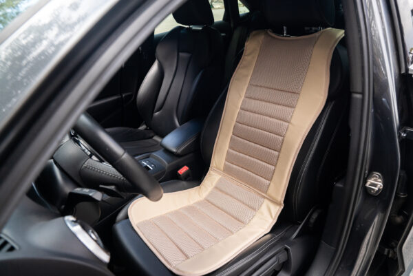 KAVER ULTRA CAR SEAT CUSHION BEIGE 1 PIECE - Image 2