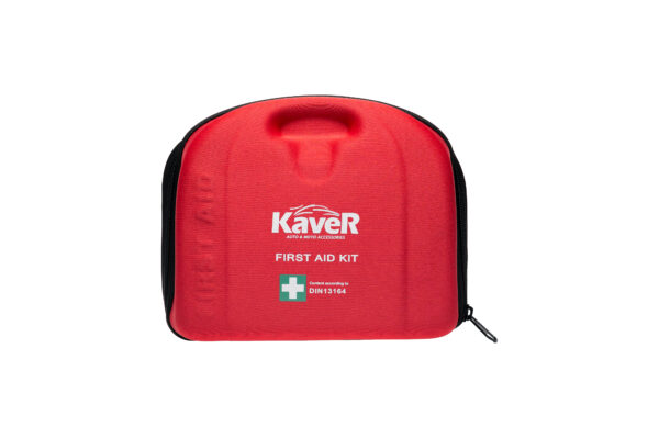 KAVER FIRST AID KIT DIN 13164 IN EVA PACK RED