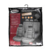 KAVER LUXURY CAR SEAT COVERS FULL SET GREY