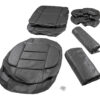 KAVER LUXURY CAR SEAT COVERS FULL SET GREY - Image 5