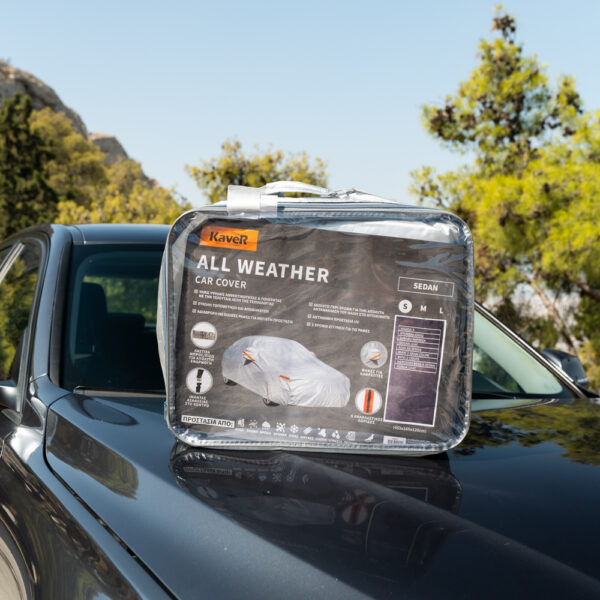 KAVER ALL WEATHER SEDAN CAR COVER 500 x 170 x 122 - Image 2