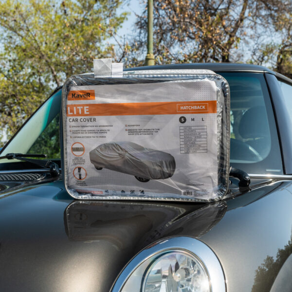 KAVER LITE HATCHBACK CAR COVER 408 x 155 x 122 - Image 2