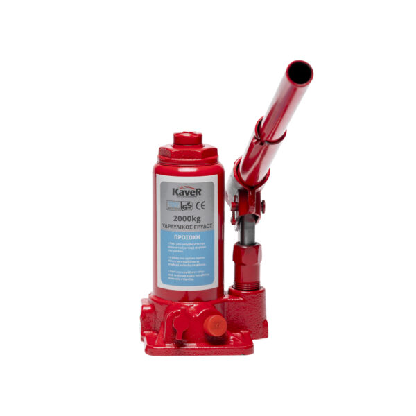 KAVER BOTTLE JACK 2T WITH SAFETY VALVE