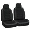 KAVER DIAMOND SEAT COVER BLACK (front set)