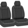 KAVER DIAMOND SEAT COVER DARK GREY (front set)