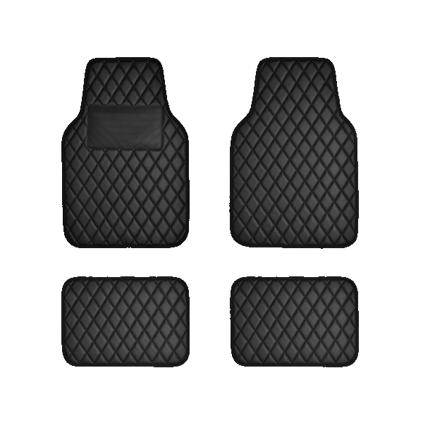 KAVER DIAMOND MAT BLACK (set of 4)