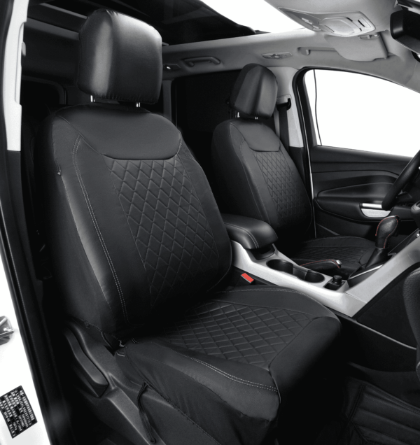 KAVER DIAMOND SEAT COVER BLACK (full set) - Image 4