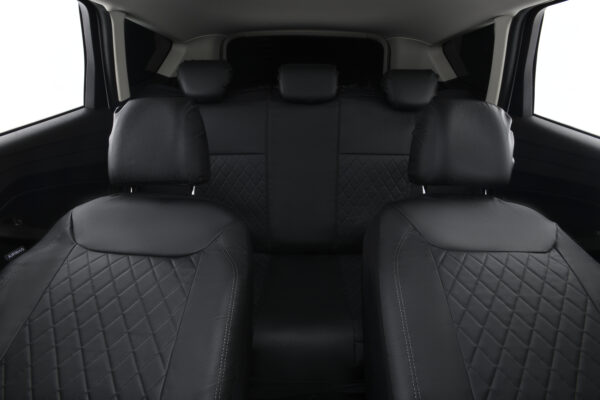 KAVER DIAMOND SEAT COVER BLACK (full set) - Image 2