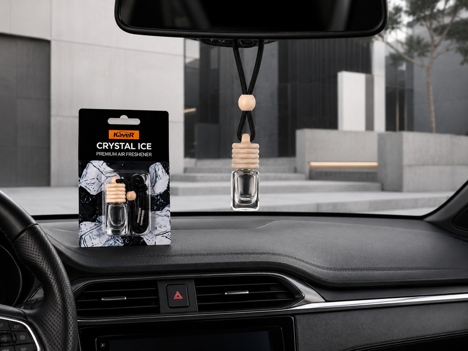 KAVER AIR FRESHENER LITTLE BOTTLE CRYSTAL ICE - Image 2