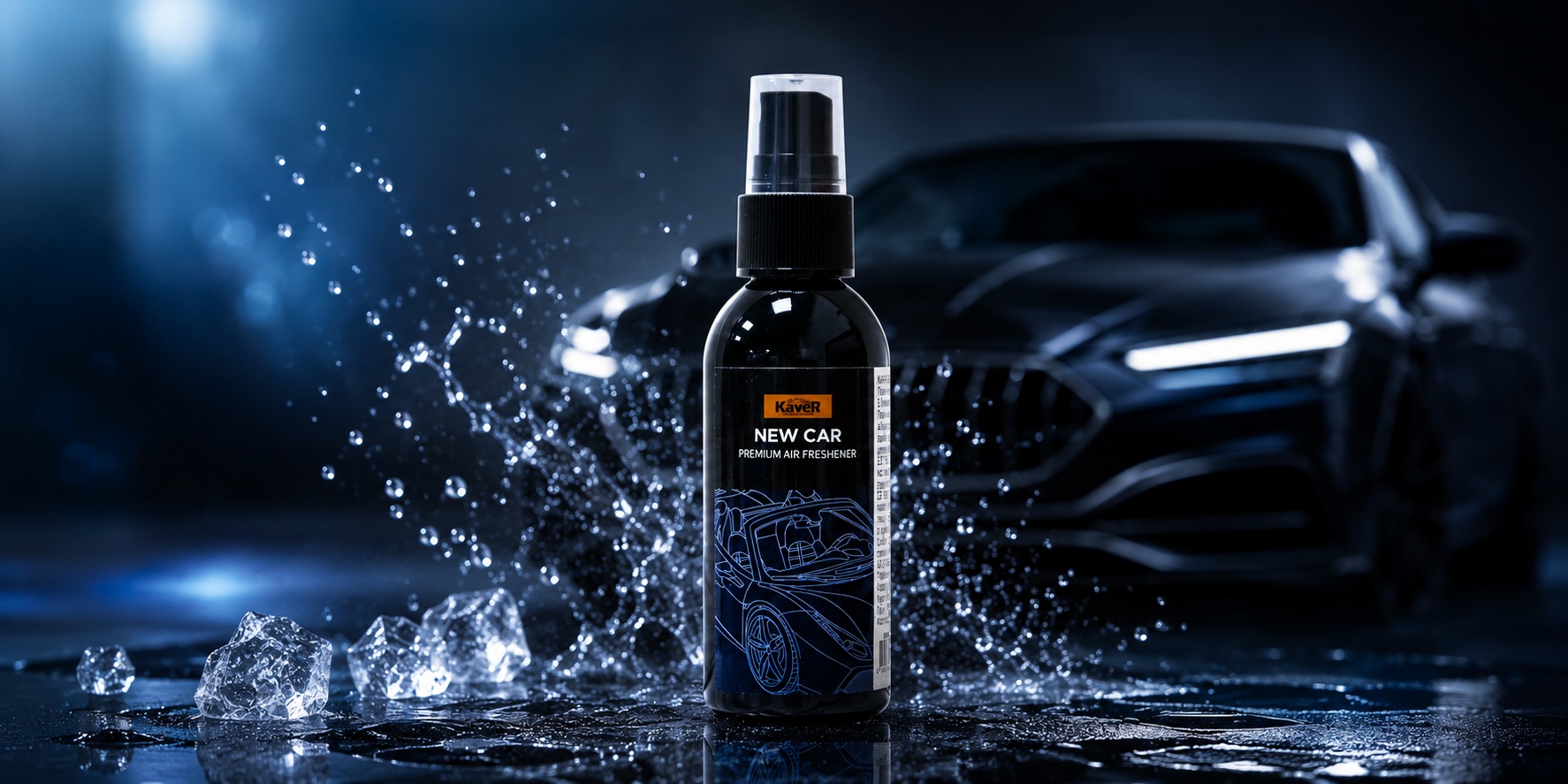 KAVER AIR FRESHENER SPRAY 75ML NEWCAR